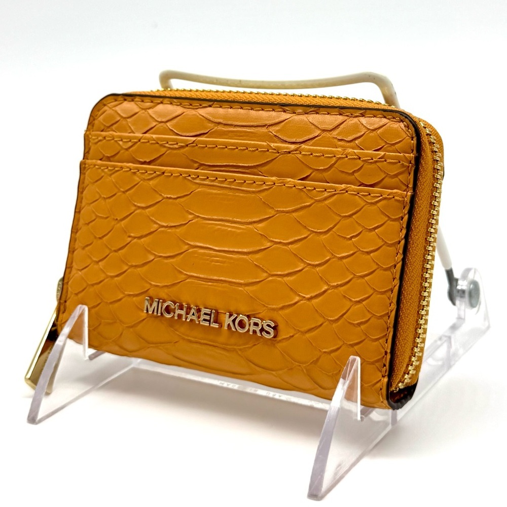 Michael Kors Medium ZA Card Case Wallet Cider